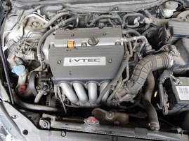 2007 Honda Accord Ex Silver Coupe 2.4L AT #A22501